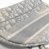 [Pre-Owned] Saddle Oblique Classic Embroidered Monogram Canvas Shoulder Bag - Very Good #2YENFR