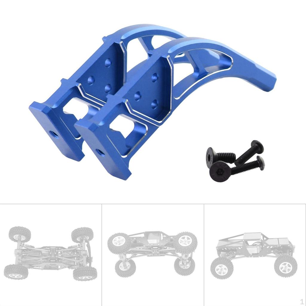 Aluminum Alloy Rear Wing Support Frame, Metal Lightweight Diffuser RC Car Part for