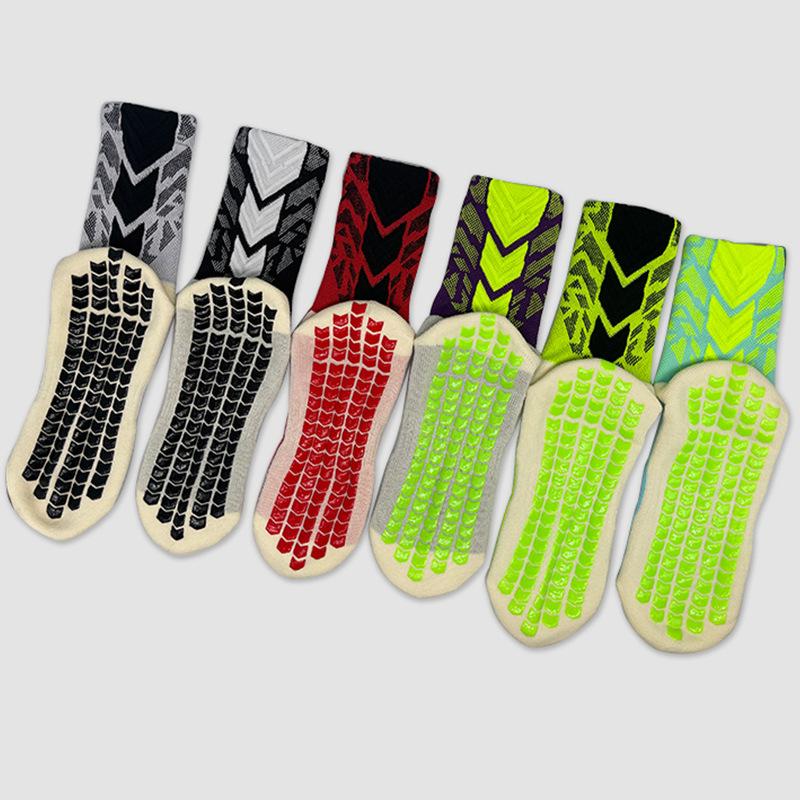 3pcs Non-slip Bottom Soccer Socks Men and Women In The Long Game Professional Training Stockings Towel Bottom Thickening Soccer Sports Socks