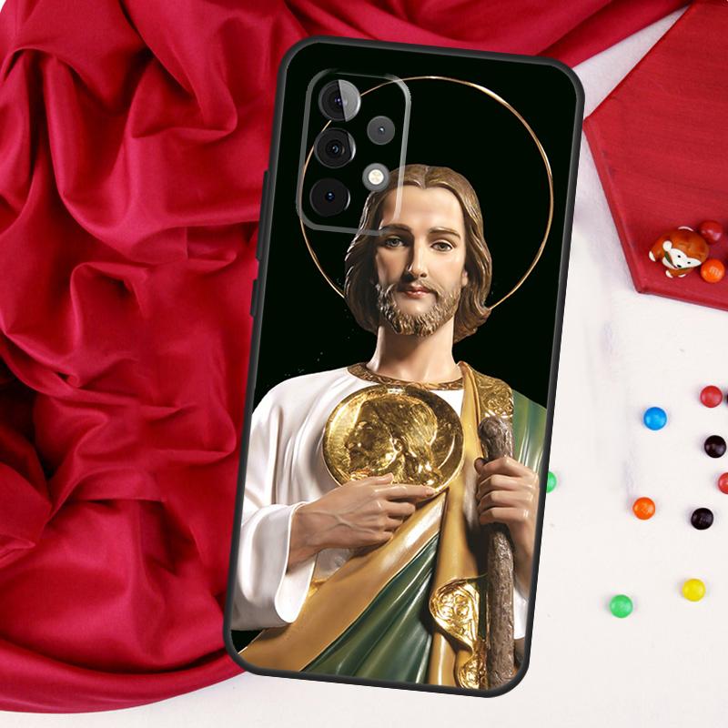 

San Judas For Samsung Galaxy A52 A32 A22 A54 A14 A16 A26 A36 A56 A55 A35 A05 A06 A15 A53 A33 A13 Case Samsung A73 5G