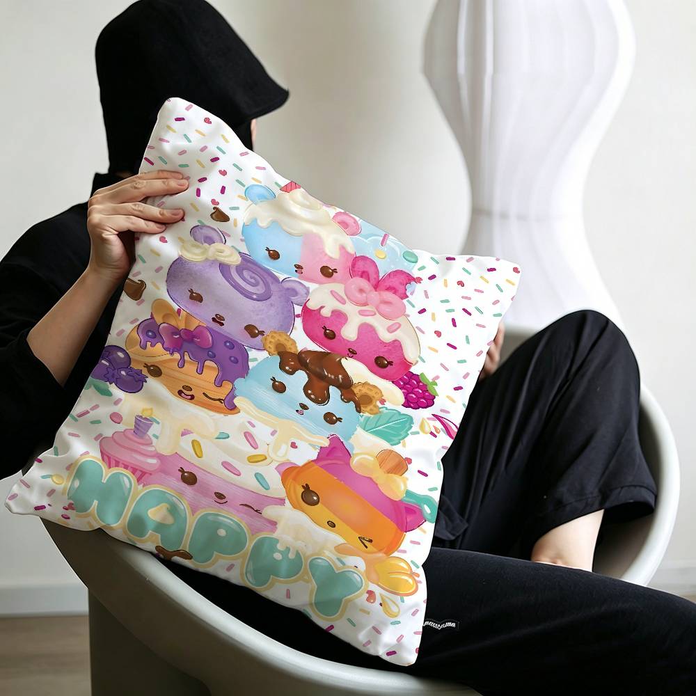 Cute Num Noms Lucky Dragon pillow cover sofa cushion cover home room decoration children gift