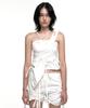 Nache Rawcut Shirring Bustier Ivory