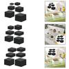 6 Acrylic Cupcake Buffet Risers for Action Figures, Catering, Desserts, And Cosmetics.