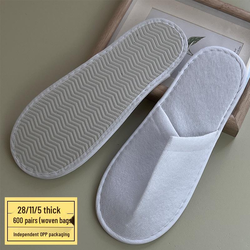 Thickened Non-Slip Disposable Slippers for Hotels and B&Bs