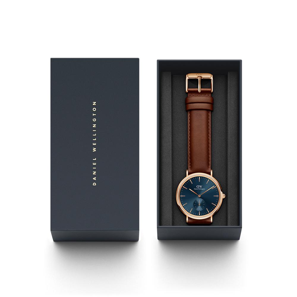 Danielwellingteon Classic Multi-Eye St Mawes Arctic 2-Color Blue Dial Men'S Fashion Watch