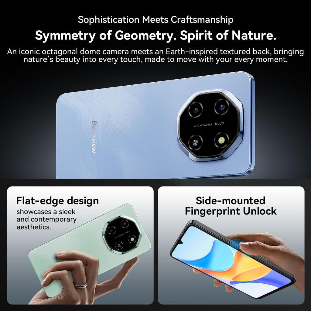Blackview SHARK 6 5G 6,88 tolli NFC Android 15 5G 8+16GB/128GB 120HZ nutitelefon