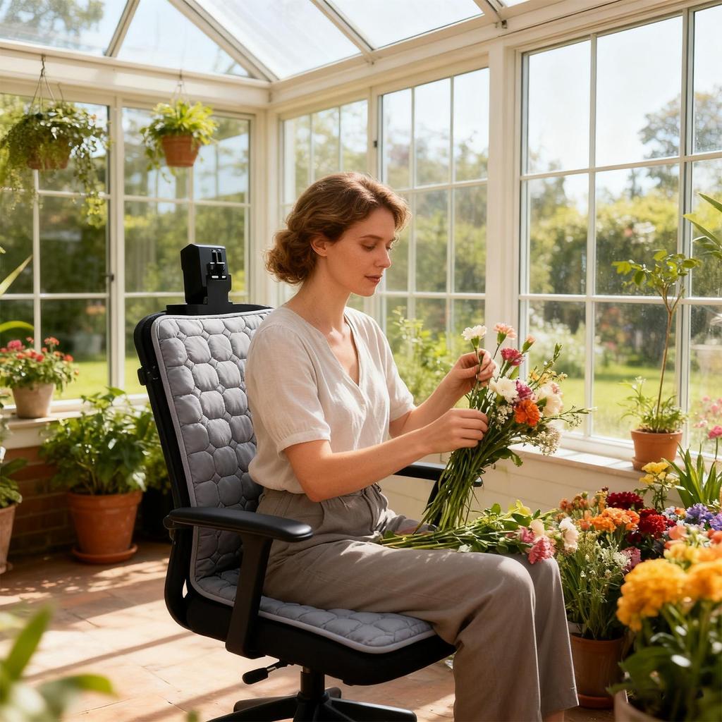 Verwarmd Kussen 9 Temperatuurinstellingen Slimme Timer Verwarmer Stekker-in Verstelbaar Slimme Timer Stoelverwarmer Pad Voor Werkplek Huis Auto Reizen