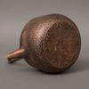 Vintage Copper Boil Water Kettle,Handcrafted Hammer Texture Weave With lid Handheld1.5 L Coffee Pot,Heat Resistant Filter Teapot