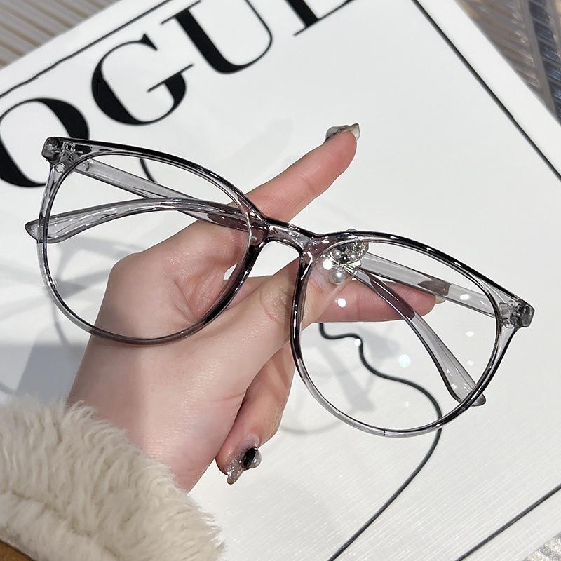 Nye trendy, stor innfatning Myopia-briller Ultra Light Anti Blue Light Near-Sight-briller klare linse Overdimensjonerte kortsiktige briller