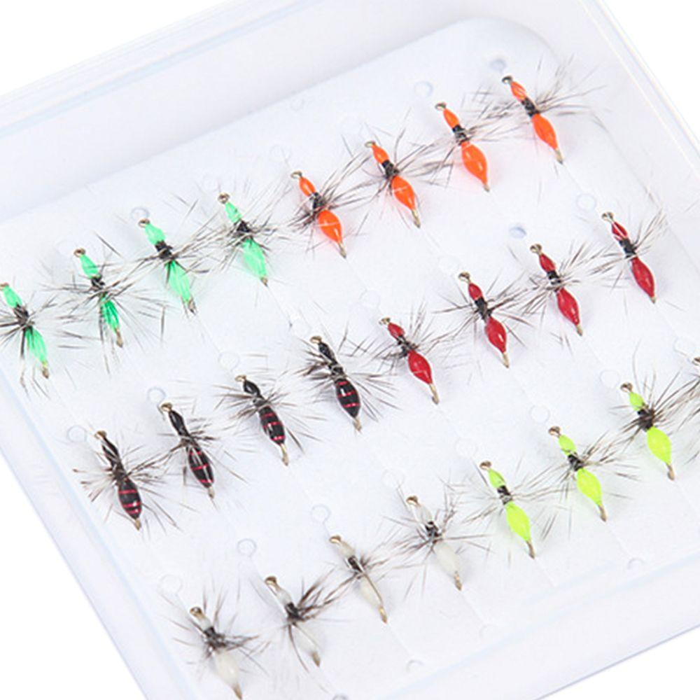 5pcs 12# Artificial Insect Lure Hair Hook Fly Hook Bait Fly Fishing Insects Hook Ant Lures