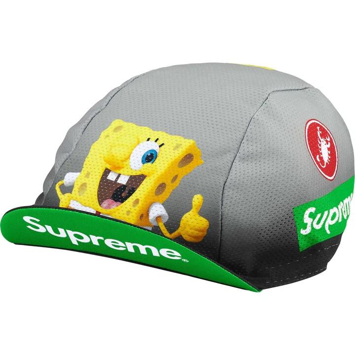 Supreme SpongeBob SquarePants Castelli Cycling Cap Black One-Size