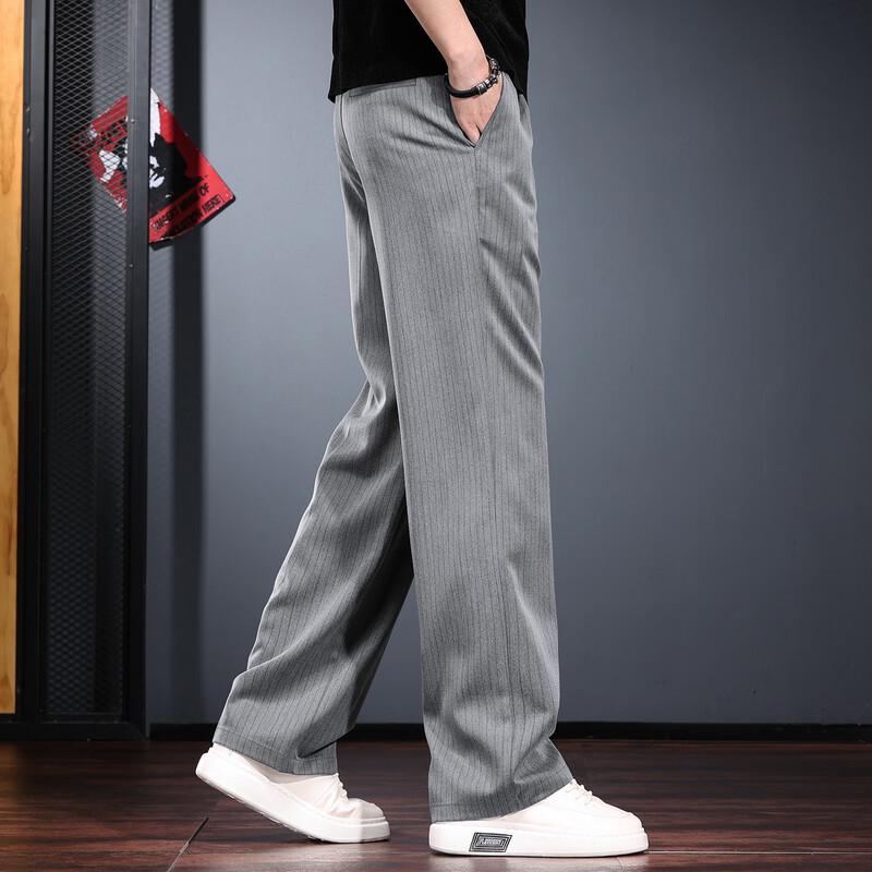 Jie Leino Men's Straight Leg Business Casual Pants