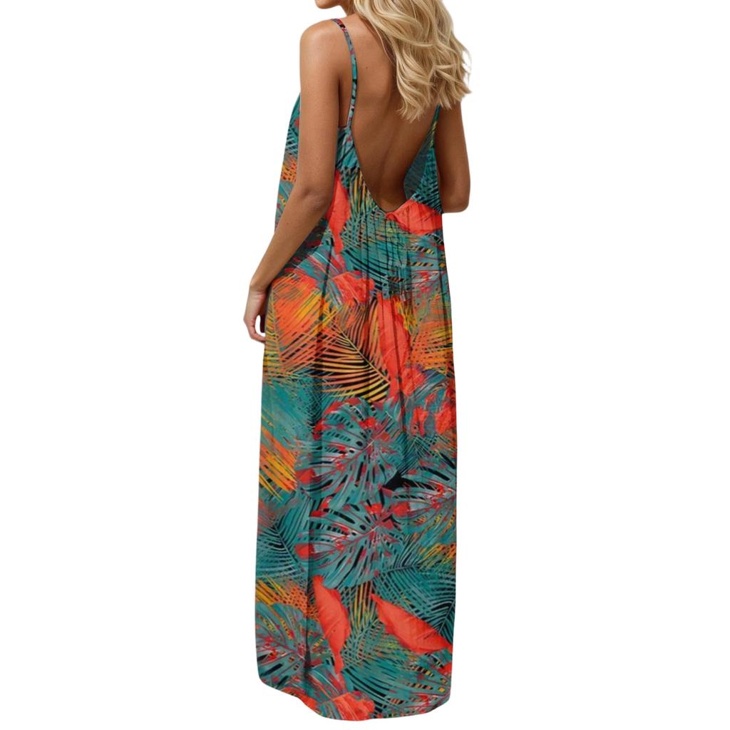 Women's Casual, Fashionable And Retro Printed Dress