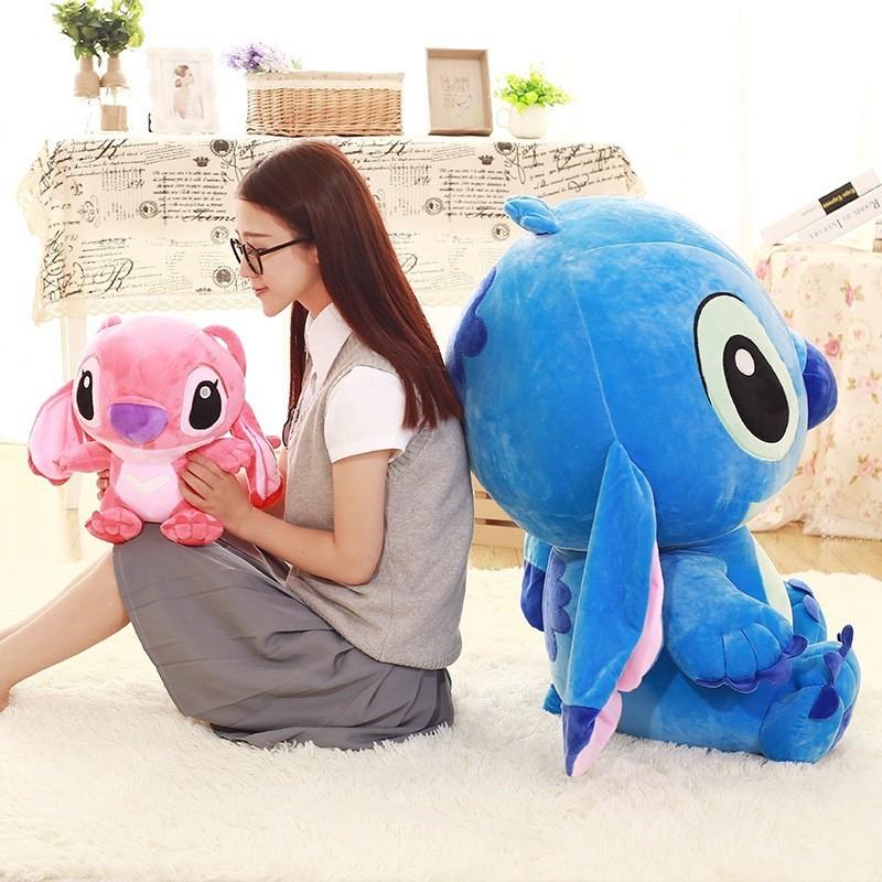 Süßer Stitch Plüschtier Weiches Kurzes Plüschtier PP Baumwollfüllung 45cm 55cm 80cm