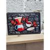 Coffee Lovers Metal Wall Art, Vintage Kitchen Cafe Poster Decor