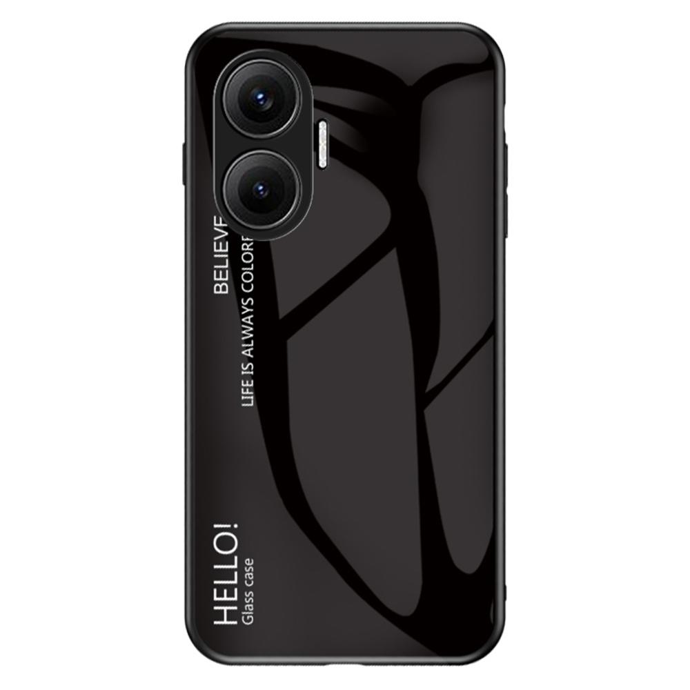 

Чохол для Xiaomi Poco F7 5G/Redmi Turbo 4 Pro 5G Захист від подряпин Загартоване скло+ПК+ТПУ Чохол для телефону Black