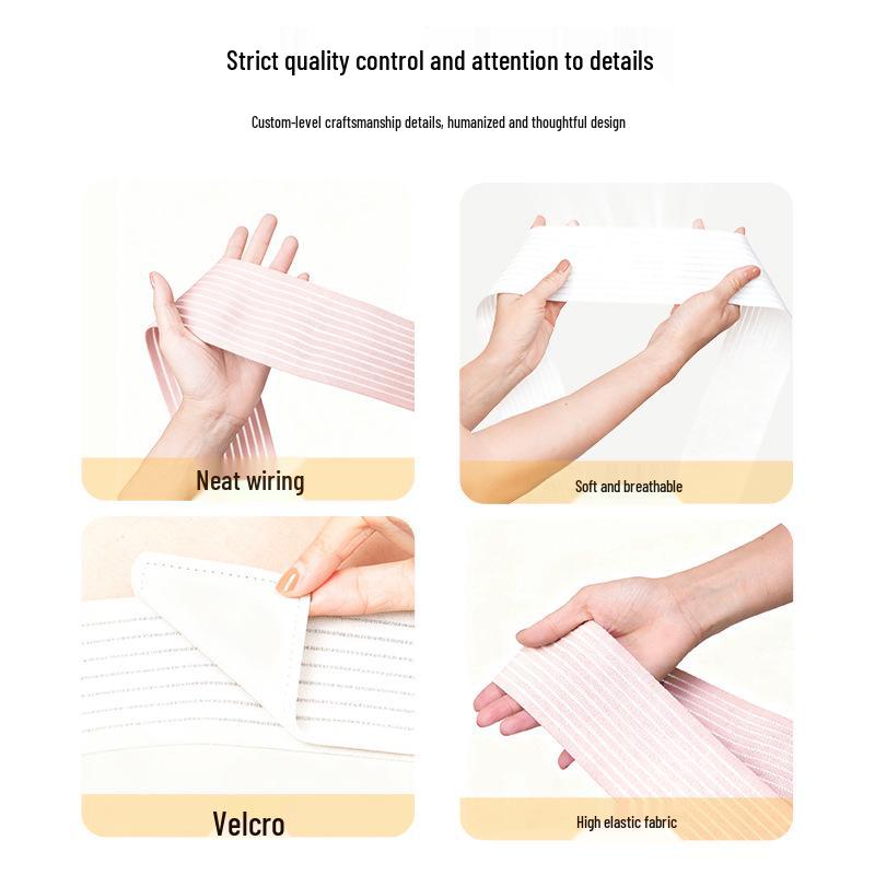 Pure Cotton Postpartum Abdominal Support Belt for C-section & Natural Birth - Breathable, Elastic Bandage.