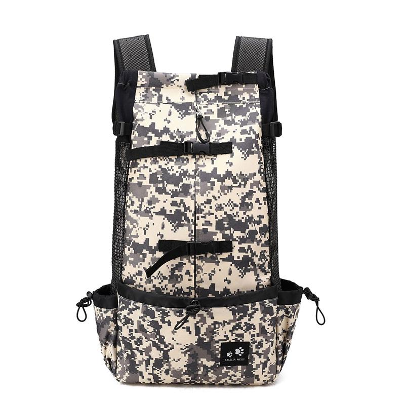 Reisen, Reiten, Fahren, Haustiertransporter, Rucksack, Transportzubehör für mittelgroße und große Hunde, Camouflage, große Hundetaschen, Samojede, Labrador, Corgi