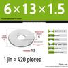 Galvanized Extra Large Thickened Metal Flat Washer (M6-M16)