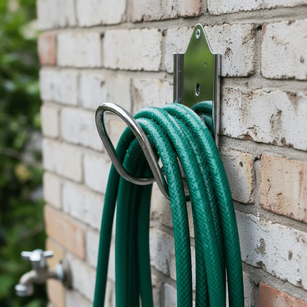 Heavy Duty Construction Garden Hose Holder Mounting System Hose Hanger Wall Installation