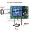 DC12V 4-Channel Remote Control Switch + Long-Range 4-Button Remote for Electric Gate Barrier/Circuit Breaker