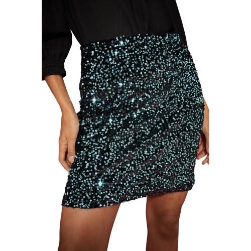Dorothy Perkins Womens/Ladies Sequin Velvet Mini Skirt
