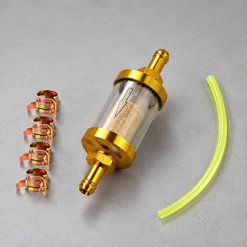 Filter and Hose Service Kit, 8mm Connection for Recreational Vehicles, Intended for Inline Gas Line Replacement and Maintenance Tasks