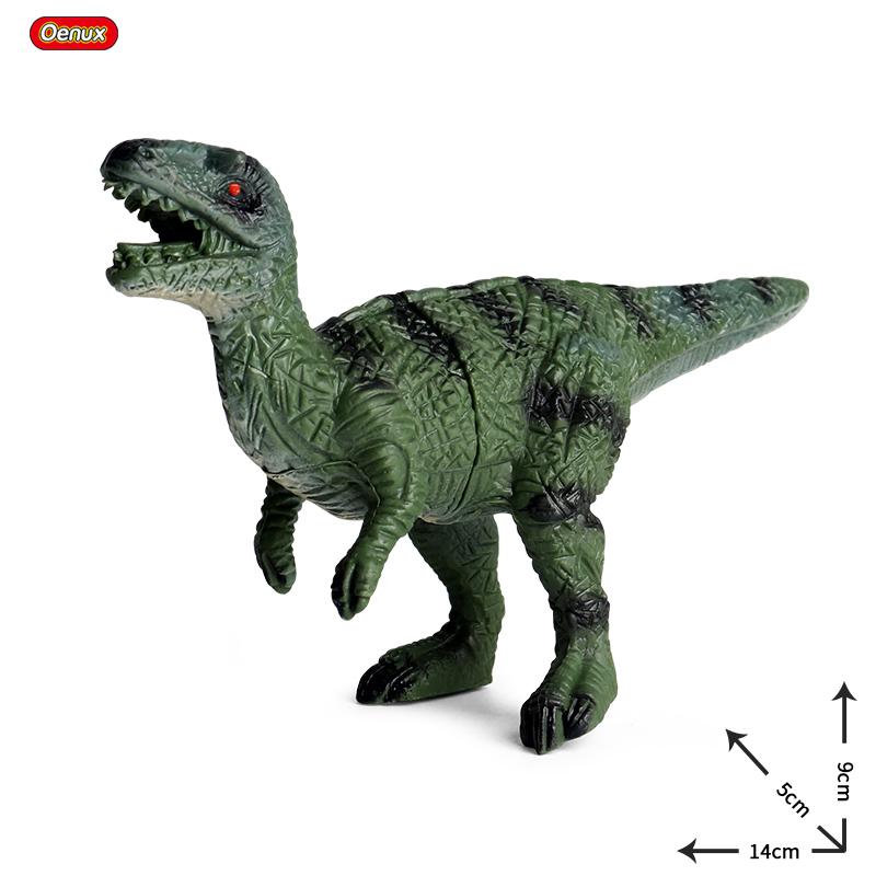 Oenux Jurassic Carnivorous Carnotaurus Figures Dinosaur Brinquedo Tyrannosaurus Model Collection PVC High Quality Toy Kids Gift