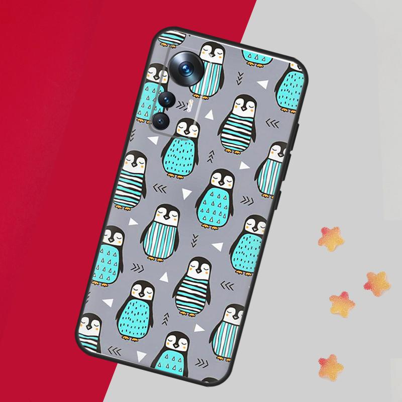 Cute Kawaii Penguin Case For Xiaomi 14T 11T 12T 13T 15 Pro 13 14 Ultra Cover For POCO F7 F5 F6 X3 X5 X6 X7 Pro