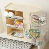 Jewellery Storage Box Desktop Jewellery Storage Shelf Stationery Multi-tier Storage Box Study Room Storage Jewellery Display