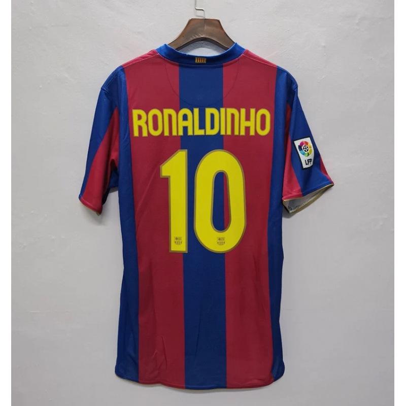 Vintage Jersey Football Jersey AC Ronaldo Zidane Maldini Messi Boca Carlos National Team Jersey