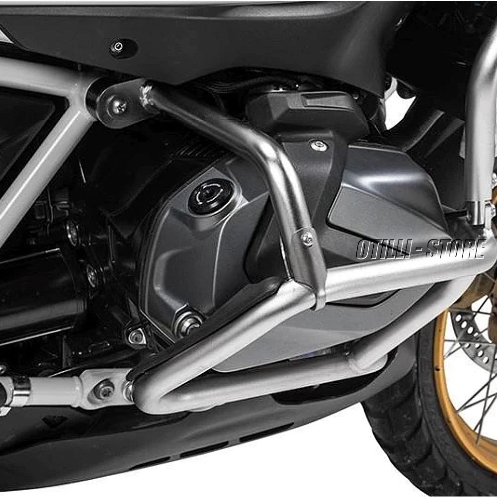 New r1250gs Motorcycle Silver Lower Crash Bar For BMW R1250GS R 1250 GS Adventure ADV GSA Bumper Frame Guard Reinforcement KIT