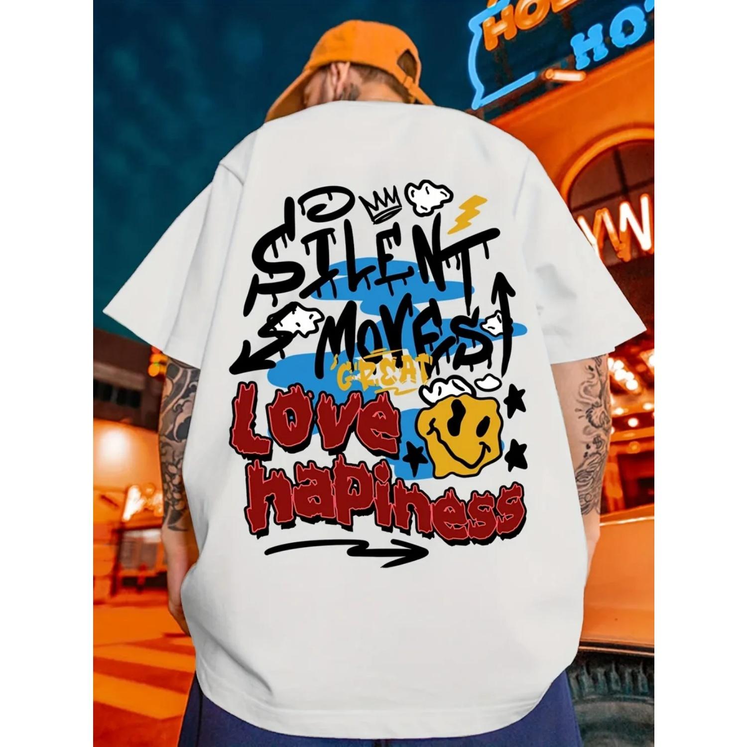 

Hot Sales SILENT MOVES T-shirts Men and Women Summer Cotton Y2K Clothing Casual Fashion Breathable Short Sleeved Tee Streetwear S разноцветный
