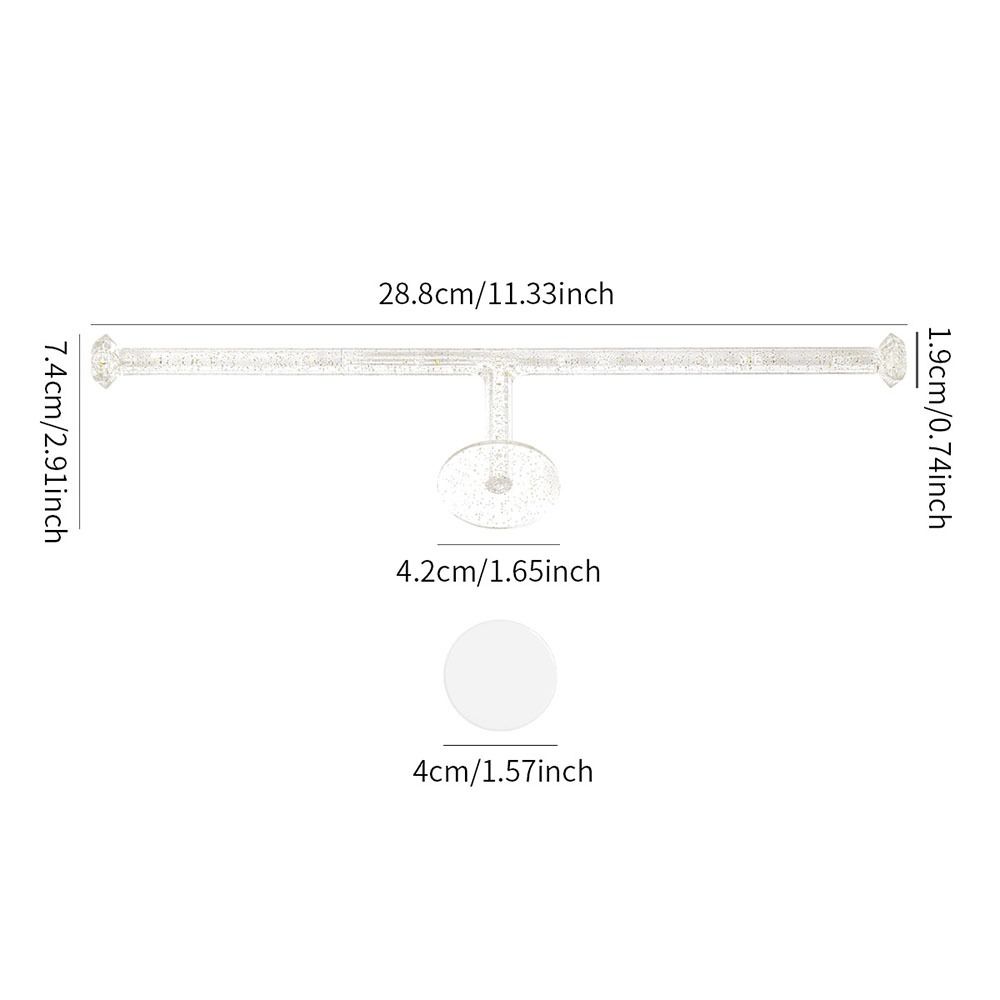 Home Organizer Towel Rack Transparent Toilet Paper Rack High-quality Jewelry Hanger