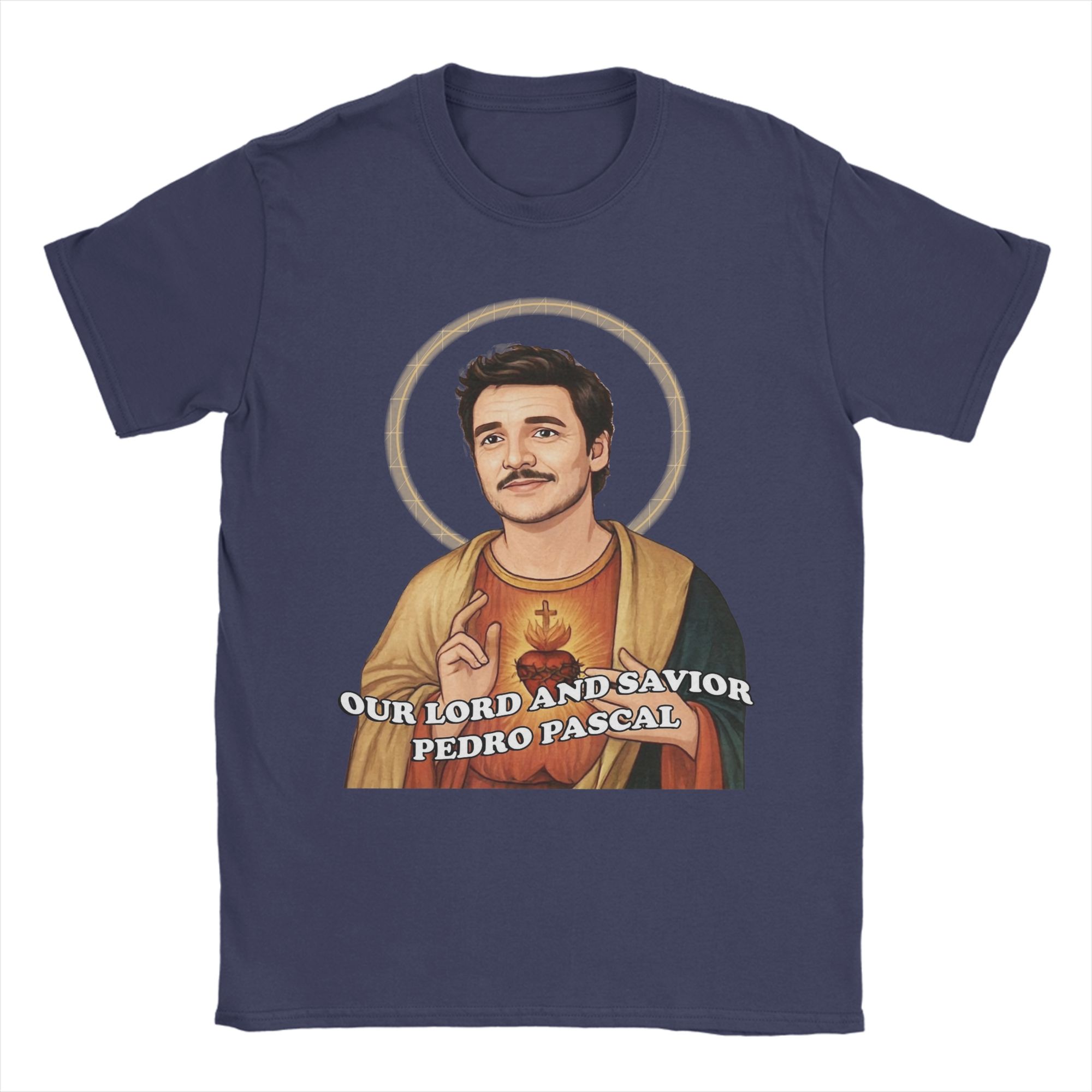 

Men T-Shirt Pedro Pascal Unique Cotton Tees Short Sleeve T Shirt Round Neck Tops Original 3XL