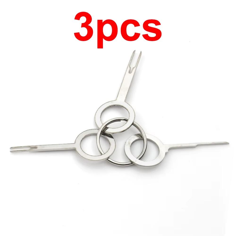 2025 New Car Terminal Remover Tool Wire Plug Connector Extractor Puller Release Pin Extractor Kit 3pcs
