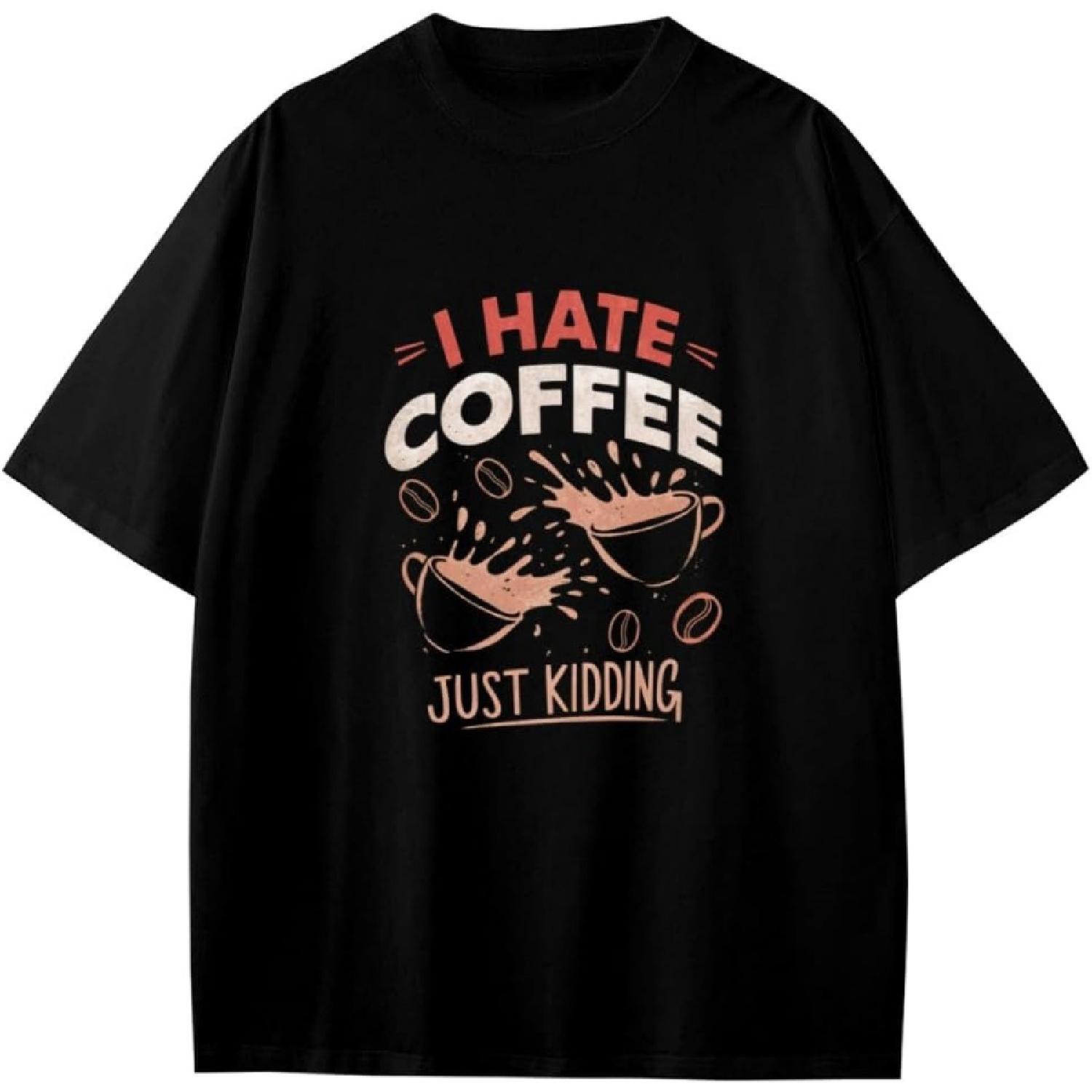 

Funny I Hate Coffee Anime Gift Girls Boys Teens T-Shirt XXXXXL різнокольоровий