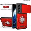 Slide Lens Camera Protection Funda for Tecno Spak 40 Pro Plus Case Magnetic Ring Stand Cover for Tecno Spak 40 4G Armor Case