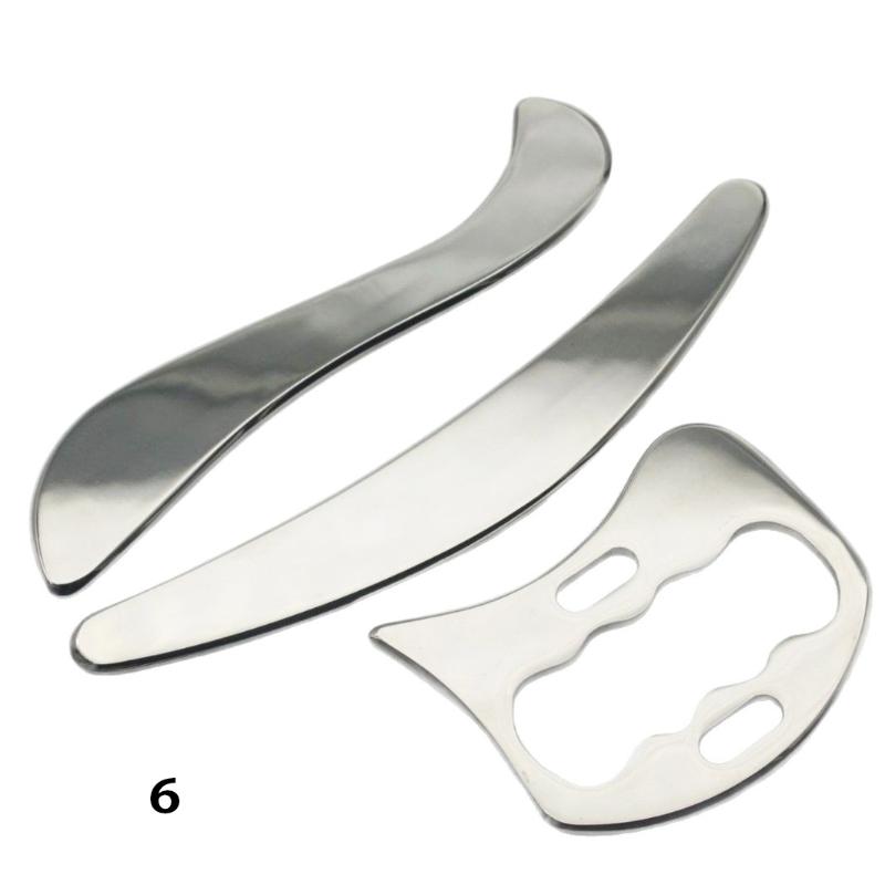 Stainless Steel Gua Sha Muscle Scraper Tool Myofascial Scraping Tools Lymphatic Drainage Massager Soft Tissue Massage Tool