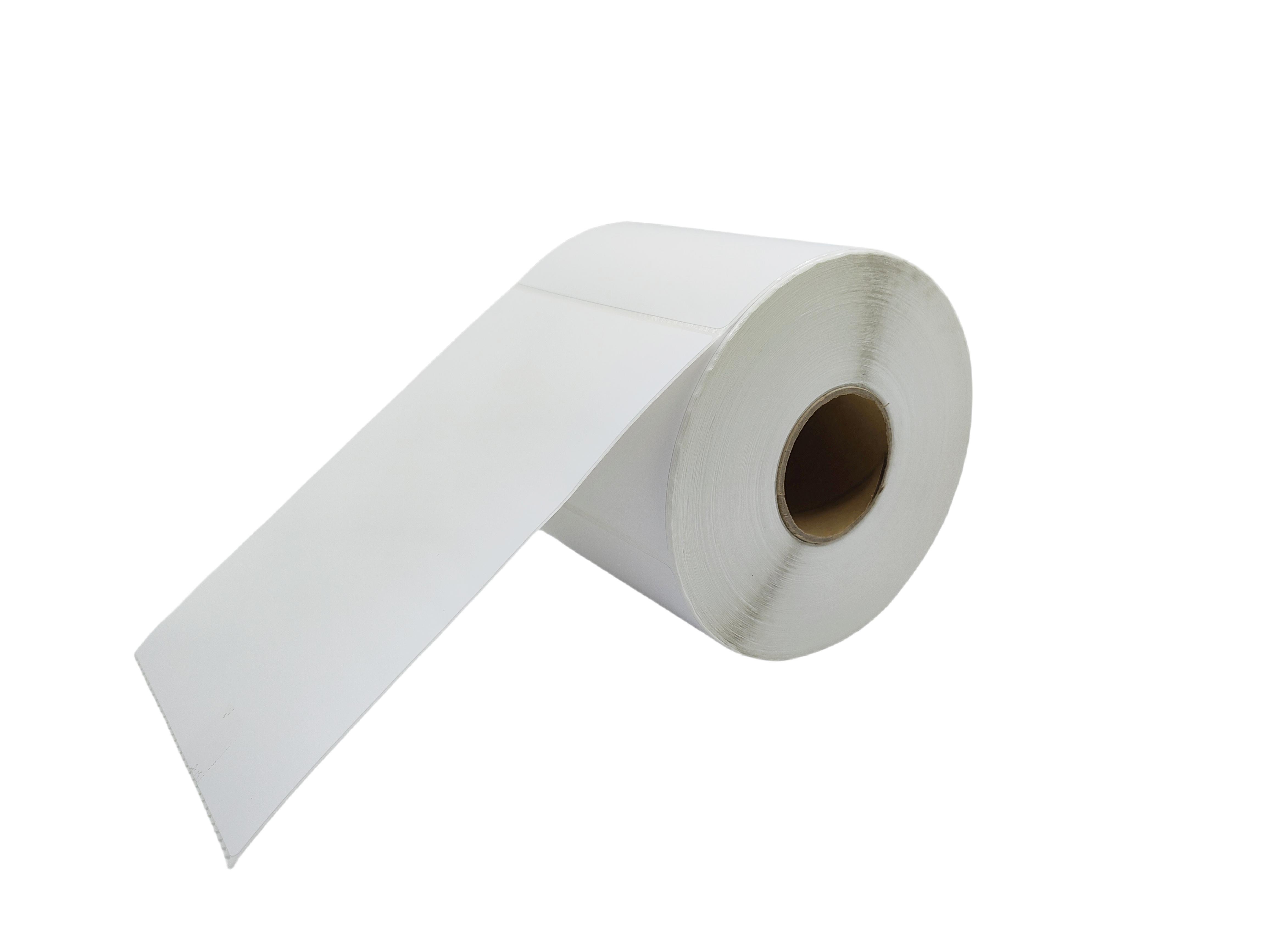 HAO NIANMA Waterproof Permanent Adhesive Rectangular 4x6 Thermal Paper Labels Fanfold Waybill Sticker Thermal Printing Packaging (as the picture,500 sheets&100*150mm)
