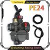 PE24 24mm Carb For DASH NSR125 KX80 KX100 KX125 DIO NSR 50-125CC 2/4-Stroke Pit Dirt Bike ATV Quad Engine Motorcycle Carburetor