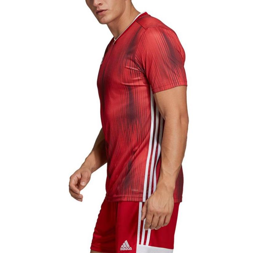 adidas Soccer Jerseys Men's Red Moderate Straight Fit DP3531