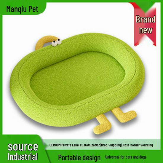 Pluszowe Zimowe Zamknięte Legowisko dla Psa i Kota: Ciepłe, Nieprzywierające, Wiatroodporne Gniazdo