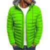 Autumn Winter Men's Casual Parkas Solid Hooded Coat Jacket Casual Warm Clothes Men Overcoat Streetwear Puffer Jacket