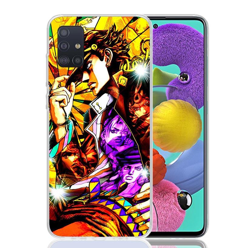 Anime JoJo Bizarre Adventure Case Phone Cover for Samsung Galaxy A52 A51 A50 A42 A32 A22 A12 A02S A72 A71 A70 A41 A31 A21S A40 A