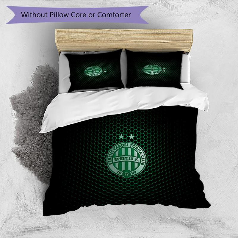Set Biancheria da Letto 3 Pezzi con Stampa Ferencvaros Morbido Delicato sulla Pelle Lavabile Copripiumino e Federe Set Stagione Singola Camera da Letto