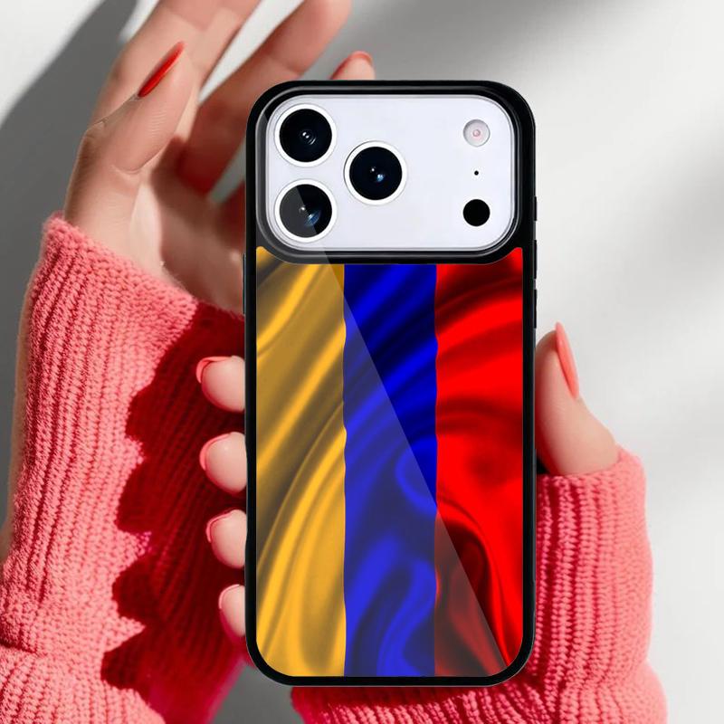 Armenisches Wappen Flagge Handyhülle für iPhone 17 16 15 14 13 Pro Max Rückabdeckung für 12 11 Pro Hülle