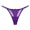 Korean Version of Simple and Slightly Sexy Girl Panties, Fancy Thin Mesh Yarn, Pure Desire, Low Waist Adjustable Thong 2269