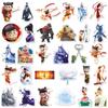 Nezha Myth Lotus Stickers: 60 Sheets for Cup, Journal, Car Decor