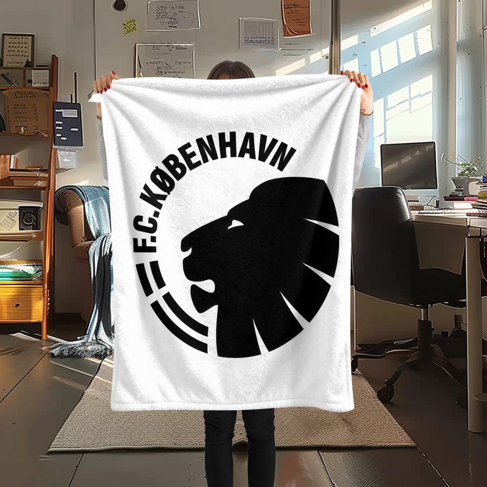 FC. København Flanelldecke, Hohe Qualität, Bequem für alle Jahreszeiten, Heimdekoration, Wärme und Komfort